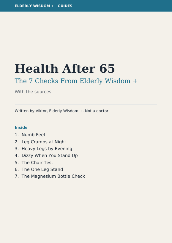 Cover of Health After 65: The 7 Checks From Elderly Wisdom +